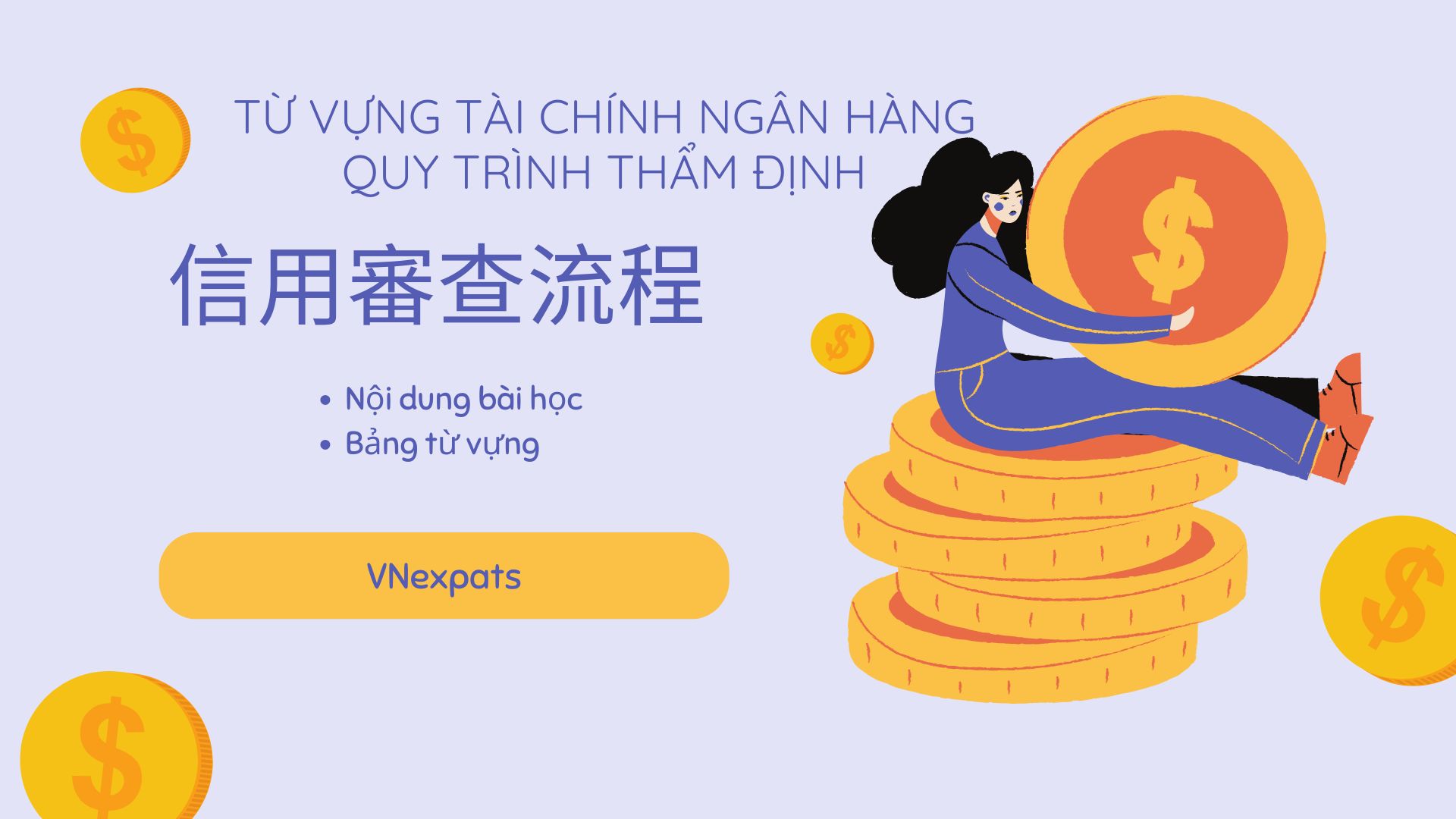 từ vựng tiếng trung ngân hàng